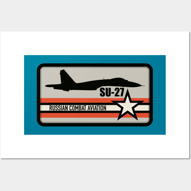 SU-27 Flanker Wall Art by TCP